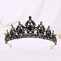 Hair Clips European And American Bridal Headwear Baroque Crown Rhinestone Princess Wedding Accessories Dress