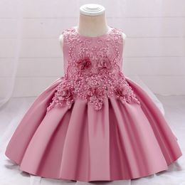 Baby Girls Princess Dress Toddler Christening Gown Kids Christmas Party Costume Infant 1st Year Birthday Baptism Dresses Clothes 231222