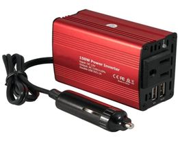 150W Car Chargers Power Inverter 12V DC to 110V AC Converter with 31A Dual USB CarCharger5104848