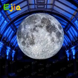 Swings Solar System Nine Planets Airsealed Giant Inflatable Moon With Led Lights Airtight Hanging Earth Globe For Party Decoration