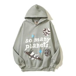 Y2k Many Planet Foam Broken Casual Fleece Hoodies Unisex Pullover Streetwear Loose Hooded Sweatshirts Oversized Men s Hoody 231222