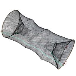 Combo Foldable Mesh Crab Crayfish Lobster Shrimp Prawn Hand Trap Fishing Net Fishing Network Fish Trap Cage