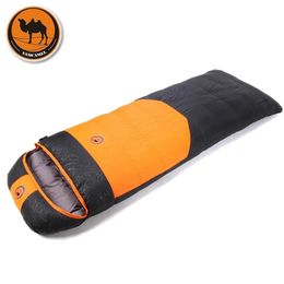 Bags Camcel Ultralight Camping Sleeping Bag Envelope White Duck Down Sleeping Bag Compression Sleeping Bag 1450/1600/1900g