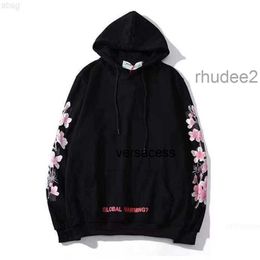 White Luxury Designer Mens Womens Fashion Hoodies High Quality Pure Cotton Flower Arrow Speed Bump Letter Printing Hooded Sweater Street Hip Tdwo UUTA IMHY IMHY