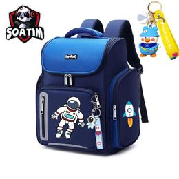 Bags 2023 Suitable for Grades 19 Children Orthopedic School Backpack School Bags for Boys Waterproof Backpacks Kids Satchel Schoolbg