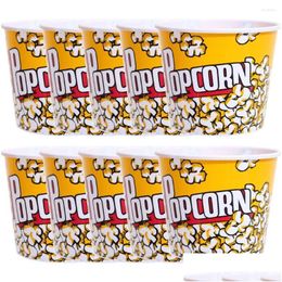 Gift Wrap Popcorn Boxes Box Night Movie Party Containers Candy Container Bucket Treat Reusable Theater Supplies Buckets Holders Drop Otssv