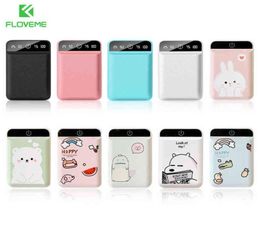 Floveme Portable Mobile External Battery Power Bank Mah Cute Cartoon Mah Power Bank Dual Usb Fast Charging For Samsung J2205315901638