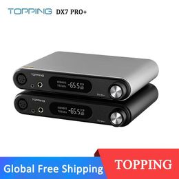 Connectors TOPPING DX7 PRO+ DAC Headphone Amplifier LDAC HiRes Audio ES9038PRO Decoder Support up to DSD512 PCM768kHz