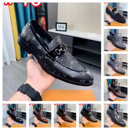 40Model Wedding Designer Luxurious Dress Shoes Men Leather Casual Breathable Oxford Shoe with Heel Business Social Shoe Male Chaussure Homme