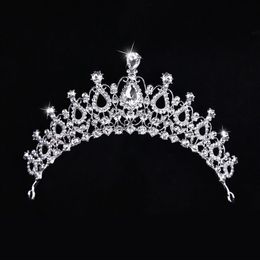 2021 Gold Princess Headwear Chic Bridal Tiaras Accessories Stunning Crystals Pearls Wedding Tiaras And Crowns 121710287Q