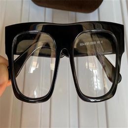 Fausto 5634 Black BLock Eyeglasses Frame Clear Lens Men Gafas de sol sunglasses glasses Eyewear with Box225Z