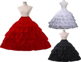 New Halloween Petticoat Vintage Fancy Underskirt 4 Hoop Skirt 5 Layers Ruffles Short Women Tulle Petticoat Dress Girls Skirt6862088