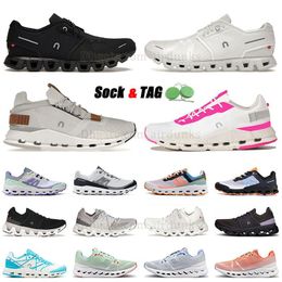 Cloud Clouds Designer Scarpe Womans nuvoloso x 5 All Black White and Hot Rosa Swift 3 X3 Ad Monster Glacier Grey Cloudstratus CloudMonster Runner Tec Sneaker Women