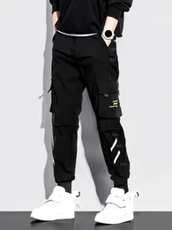 Men's Pants Trendy Thermal Solid Cargo Multi Flap Pocket Trousers Loose Casual Outdoor Work Outdoors Stree