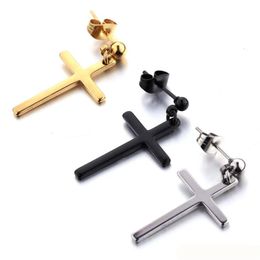 Cross earrings unisex earrings cross pendant man woman fashion ear Jewellery cool earrings with whole 211b