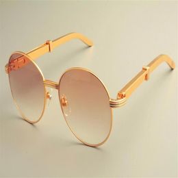 2019 new round frame sunglasses 19900692 sunglasses retro fashion sun visor stainless steel metal temple 224R