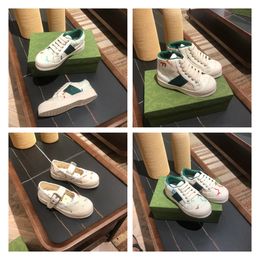 2024 Luxury brand Tennis kid toddlers high quality boys and girls high-top embroidered casual shoes dance shoes