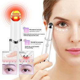 Home Rechargeable Electric Lifting Magnetic Heat Care Increasing Skin Elasticity Sensor Touch Heated Therapy Eye Massager Wand 231222