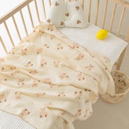 Blankets Baby Swaddle For Born Fringe Double Layer Gauze Cotton Summer Blanket Bed Comforter Infant Bath Towel Stuff