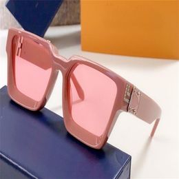 Men Designer Sunglasses Millionaire Square Frame Top Quality Outdoor Avant-garde Whole Style Glasses with Case 96006285E