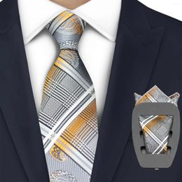 Bow Ties Arrival Luxury Paisley Men's Handkerchief Groom Wedding Party Men Suits Accessories Gift Necktie Gravat LYL Designer