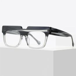 Fashion Sunglasses Frames Acetate Thick Eyeglass Full Rim Clear Lenses Vintage Oversize Cat Eye Men Women Unisex307g