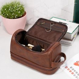 Cosmetic Bags Men Business Travel Makeup Bag Make Up Skincare Holder Storage Box Toiletry Tools Sk With Handle A45-74