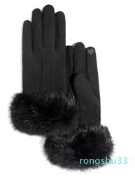 Cashmere Warm Mitts Full Finger Mittens Outdoor Sport Female Screen