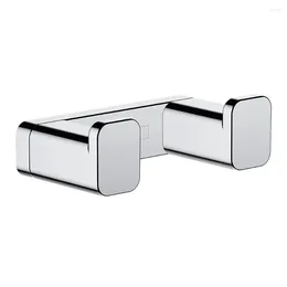 Bath Accessory Set Wall Mounted Bathroom Towel Hooks Coat Clothes Premium Materials Easy Installation Shining Chrome Surface