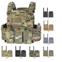 Hunting Jackets Pew Tactical Molle HSP Style Thorax D3CRM Plate Carrier Front Bag&Rear Bag Military Chest Rig CS Gear