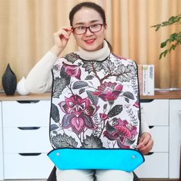 1 Pc Large Waterproof Aprons Adult Mealtime Bibs Aid Apron Washable Reusable Disability Clothes Bib Cook Protector Tool 231222