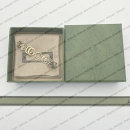 5A Luxury Gold Bangle Pattern Charm Bracelet For Women Golden Interlocking Letter Bangle Designer Bracelets With Box With Box