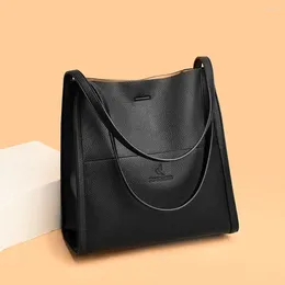 Evening Bags Women PU Leather Shoulder Bag Soft Satchel Purse Large Capacity Trendy Tote Retro Underarm Female Shopping Handbag
