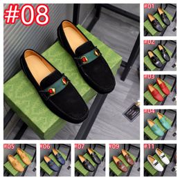 11MODEL MENs DRESS SHOES Plus Size 45 Faux LEATHER MEN Wedding SHOES Black Blue Red Brown Slip-on LOAFERS DESIGNER Pointed Toe Flat