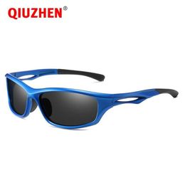 Sunglasses Men's Wrap Around Sports Polarised For Athletes Running With TR90 Frame And Anti-uv Polarised Lenses Sun Glasses 2298I