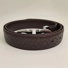 314 Smooth Leather Belts 2024 Designer Belt for Men Big Buckle Male Chastity Top Fashion M s