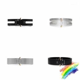 Bangle 2021 ALYX Bracelet Men Women HIP-HOP Track Aluminium Alloy Unisex Couples Arrived1217i