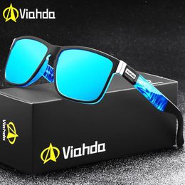 Viahda Sunglasses Men Sport Sun Glasses For Women Travel Gafas313W