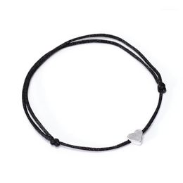 VEKNO Lucky Crown Heart Bracelet For Women Men Multicolor Rope Adjustable String Bracelet DIY Handmade Family Friendship Gift1310n