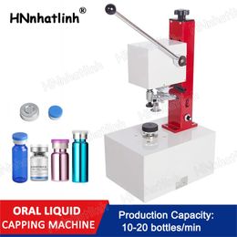 Semi Automatic Vials Crimping Machine Oral Liquid Electric Hand Capping Machine Multifunctional Sealer Vial Crimper LT-1035