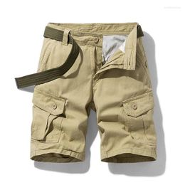 Men's Shorts Summer Mens Cargo Casual Outdoor Breathable Short Pants Streetwear Jogger Sweatpants Men Knee Length No Belt