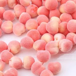 Party Decoration 100 Pcs Peach Models Decor Toys Mini Po Props Foams Bathroom Decorations Fruit Store Artificial Fruits Lifelike