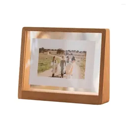 Frames Stylish For Tabletop Po Frame Premium Solid Wood Construction Clear Acrylic U Shaped Design Display Your Moments In Style