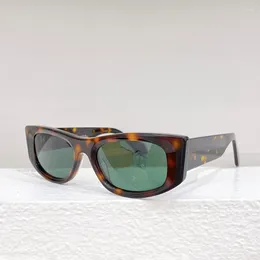 Sunglasses Classic High Street Cat Eye Female Tortoise Sun Glasses Women Hand Made Thicken Acetate Solar