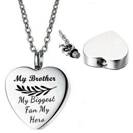 Cremation Pendant Jewellery Urn Necklace with Olive Branch Urns Memorial Keepsake Ashes Holder heart223N