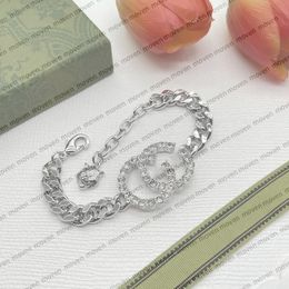 5A Luxury Letter Charm Bracelets Star Love Pendant Bracelet Women Silver Letter Stamps Bracelets With Box