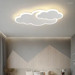 Chandeliers Modern LED Chandelier Hanging Lamp For Ceiling Children Bedroom Dining Living Room Cloud Design Home Decoration Lustre Fixtures