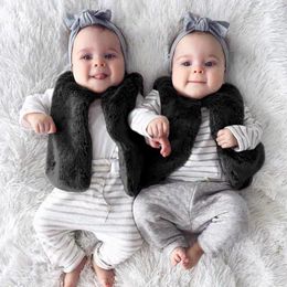 Jackets Toddler Baby Kids Girls Winter Villus Fleece Coat Outwear Thick Windproof Warm Clothes