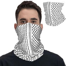 Scarves Palestinian Hatta Kufiya Folk Pattern Bandana Neck Gaiter Palestine Arabic Keffiyeh Wrap Scarf Multi-use Balaclava Riding Adult