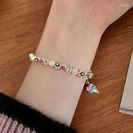 Strand Beautifully Designed Colourful Bead Bracelet For Women Fine Jewellery Accessory Sweet And Hand Chain Wrist Bangle